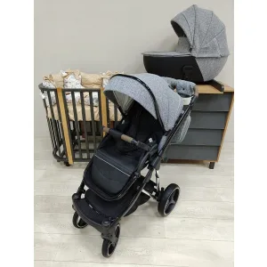 Коляска Jaxee Optima 2в1 (чёрный) Коляска Jaxee Optima 2в1 (чёрный)