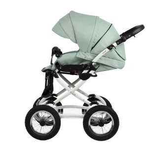 INDIGO Коляска BARBARA 2в1 Classic (Ba 02 (шалфей) INDIGO Коляска BARBARA 2в1 Classic (Ba 02 (шалфей)