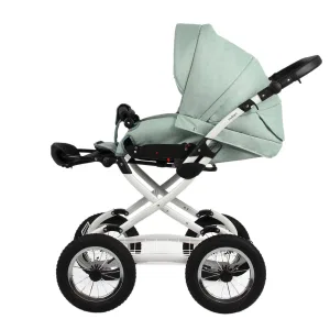 INDIGO Коляска BARBARA 2в1 Classic (Ba 02 (шалфей) INDIGO Коляска BARBARA 2в1 Classic (Ba 02 (шалфей)