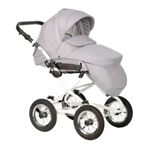INDIGO Коляска BARBARA 2в1 Classic (Ba 04 (св.серый) INDIGO Коляска BARBARA 2в1 Classic (Ba 04 (св.серый)