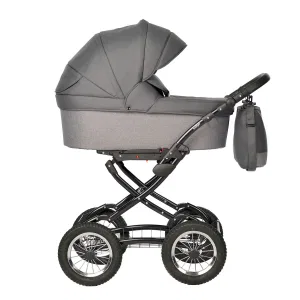 INDIGO Коляска BARBARA 2в1 Classic (Ba 05 (т.серый) INDIGO Коляска BARBARA 2в1 Classic (Ba 05 (т.серый)