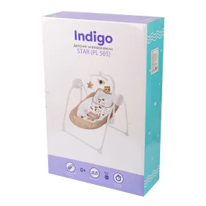 INDIGO Электронные качели STAR (0-9 кг), с адаптером, п/у, 12 мел.,5 скоростей,москитка (упак.1шт.) (синий) INDIGO Электронные качели STAR (0-9 кг), с адаптером, п/у, 12 мел.,5 скоростей,москитка (упак.1шт.) (синий)