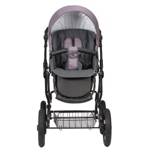 INDIGO Коляска CHARLOTTE Sity Classic 12 (Cs 03 (т.серый + фиолетовый) INDIGO Коляска CHARLOTTE Sity Classic 12 (Cs 03 (т.серый + фиолетовый)