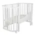 INDIGO Кровать детская Baby Lux 3 в 1 (кровать, манеж, диван) массив березы, МДФ (белый-белые стойки) INDIGO Кровать детская Baby Lux 3 в 1 (кровать, манеж, диван) массив березы, МДФ (белый-белые стойки)