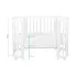 INDIGO Кровать детская Baby Lux 3 в 1 (кровать, манеж, диван) массив березы, МДФ (белый-белые стойки) INDIGO Кровать детская Baby Lux 3 в 1 (кровать, манеж, диван) массив березы, МДФ (белый-белые стойки)