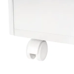 INDIGO Комод Style 800/4 с узким пеленальным столиком, МДФ (белый-белый) INDIGO Комод Style 800/4 с узким пеленальным столиком, МДФ (белый-белый)