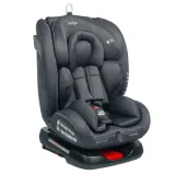 INDIGO Автокресло TOURNEO ISOFIX, группа 0 + 1 + 2 + 3 (0-36 кг), (упак.1 шт.) (черный)