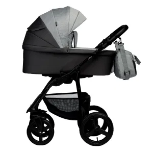 INDIGO Коляска IMPULSE 2в1 (Im 04 (т.серый + серый) INDIGO Коляска IMPULSE 2в1 (Im 04 (т.серый + серый)