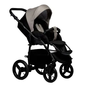 INDIGO Коляска IMPULSE 2в1 (Im 08 (черный + бежевый) INDIGO Коляска IMPULSE 2в1 (Im 08 (черный + бежевый)
