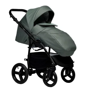 INDIGO Коляска IMPULSE ECO 2в1 (Ie 01 (шалфей кожа + шалфей) INDIGO Коляска IMPULSE ECO 2в1 (Ie 01 (шалфей кожа + шалфей)