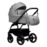 INDIGO Коляска IMPULSE ECO 2в1 (Ie 04 (св.серая кожа + св.серый)