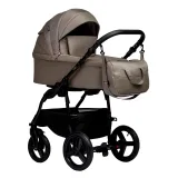 INDIGO Коляска IMPULSE ECO 2в1 (Ie 05 (т.бежевая кожа + т.бежевый)
