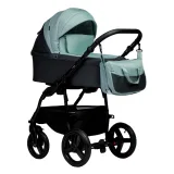 INDIGO Коляска IMPULSE ECO 2в1 (Ie 07 (серая кожа + шалфей)