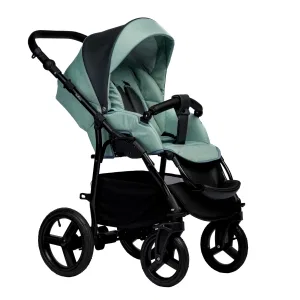 INDIGO Коляска IMPULSE ECO 2в1 (Ie 07 (серая кожа + шалфей) INDIGO Коляска IMPULSE ECO 2в1 (Ie 07 (серая кожа + шалфей)