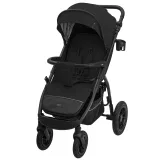 INDIGO Коляска EPICA XL AIR с сумкой (2кол.(20,3см)2кол.(30,5см)(упак.1шт.) (черный)