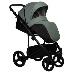 INDIGO Коляска TOUR ECO 2в1 (Te 03 (черная кожа + шалфей кожа) INDIGO Коляска TOUR ECO 2в1 (Te 03 (черная кожа + шалфей кожа)