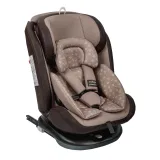 INDIGO Автокресло Advanced ISOFIX, группа 0 + 1 + 2 + 3 (0-36 кг), (упак.1 шт.) (бежевый-коричневый)
