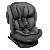 INDIGO Автокресло SMART ISOFIX, группа 0 + 1 + 2 + 3 (0-36 кг), (LBB) (упак.1 шт.) (серый)