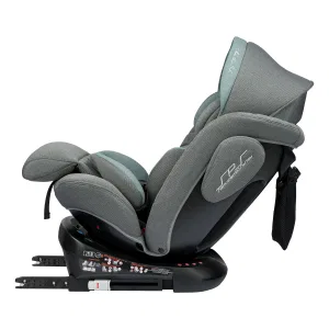 INDIGO Автокресло SMART + ISOFIX, капюшон, подножка, группа 0 + 1 + 2 + 3 (0-36 кг), (LBB) (упак.1 шт.) (серый-зеленый) INDIGO Автокресло SMART + ISOFIX, капюшон, подножка, группа 0 + 1 + 2 + 3 (0-36 кг), (LBB) (упак.1 шт.) (серый-зеленый)