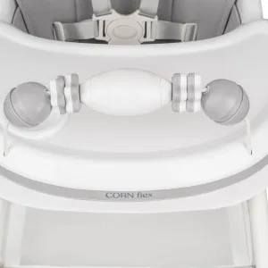 INDIGO Стул для кормления CORN flex (светло-серый) INDIGO Стул для кормления CORN flex (светло-серый)