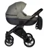 INDIGO Коляска MIO S 2в1 (05 (т.серая кожа + зеленый) INDIGO Коляска MIO S 2в1 (05 (т.серая кожа + зеленый)
