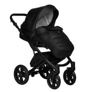 INDIGO Коляска MIO ECO 2в1 (01 (черная кожа) INDIGO Коляска MIO ECO 2в1 (01 (черная кожа)
