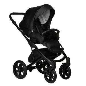 INDIGO Коляска MIO ECO 2в1 (01 (черная кожа) INDIGO Коляска MIO ECO 2в1 (01 (черная кожа)