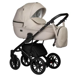 INDIGO Коляска MIO ECO 2в1 (02 (св.бежевая кожа) INDIGO Коляска MIO ECO 2в1 (02 (св.бежевая кожа)