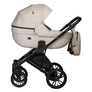 INDIGO Коляска MIO ECO 2в1 (02 (св.бежевая кожа) INDIGO Коляска MIO ECO 2в1 (02 (св.бежевая кожа)