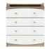INDIGO Комод Classic 800/4 c откидным пеленальным столиком, МДФ, ЛДСП (дуб канзас-белый) INDIGO Комод Classic 800/4 c откидным пеленальным столиком, МДФ, ЛДСП (дуб канзас-белый)
