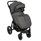 INDIGO Коляска EPICA XL2025 (2кол.(20,3см)2кол.(29см)(упак.1шт.) (темно-серый)