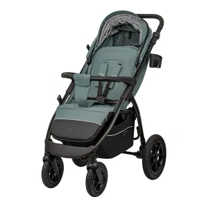 INDIGO Коляска EPICA XL AIR с сумкой2025 (2кол.(20,3см)2кол.(29см)(упак.1шт.) (зеленый-серый) INDIGO Коляска EPICA XL AIR с сумкой2025 (2кол.(20,3см)2кол.(29см)(упак.1шт.) (зеленый-серый)