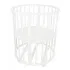 INDIGO Кровать детская Омега New + 6в1 круг-овал на колесах (белый арт.100621) INDIGO Кровать детская Омега New + 6в1 круг-овал на колесах (белый арт.100621)