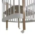 INDIGO Кровать детская Italiano Baby (ложе 70х90 и 70х140, продольный маятник + колеса) массив бер (белый-натуральный) INDIGO Кровать детская Italiano Baby (ложе 70х90 и 70х140, продольный маятник + колеса) массив бер (белый-натуральный)