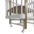 INDIGO Кровать детская Italiano Baby (ложе 70х90 и 70х140, продольный маятник + колеса) массив бер (белый-натуральный) INDIGO Кровать детская Italiano Baby (ложе 70х90 и 70х140, продольный маятник + колеса) массив бер (белый-натуральный)
