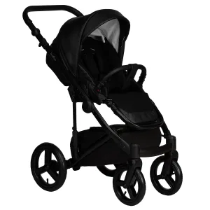 INDIGO Коляска LAMAR 2в1 (La 08 (черная кожа) INDIGO Коляска LAMAR 2в1 (La 08 (черная кожа)