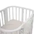 INDIGO Кровать детская Baby Line 5 в 1 (ложе 70х100 и 70х140) с поперечным маятником, массив бере (лаванда) INDIGO Кровать детская Baby Line 5 в 1 (ложе 70х100 и 70х140) с поперечным маятником, массив бере (лаванда)