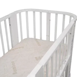 INDIGO Кровать детская Baby Line 5 в 1 (ложе 70х100 и 70х140) с поперечным маятником, массив бере (лаванда) INDIGO Кровать детская Baby Line 5 в 1 (ложе 70х100 и 70х140) с поперечным маятником, массив бере (лаванда)
