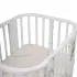 INDIGO Кровать детская Baby Line 5 в 1 (ложе 70х100 и 70х140) с поперечным маятником, массив бере (листочки) INDIGO Кровать детская Baby Line 5 в 1 (ложе 70х100 и 70х140) с поперечным маятником, массив бере (листочки)