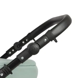 INDIGO Коляска MIO 2в1 (Mi 06 (шалфей кожа + зеленый узор) INDIGO Коляска MIO 2в1 (Mi 06 (шалфей кожа + зеленый узор)
