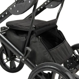 INDIGO Коляска MIO 2в1 (Mi 06 (шалфей кожа + зеленый узор) INDIGO Коляска MIO 2в1 (Mi 06 (шалфей кожа + зеленый узор)