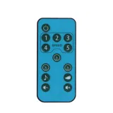 INDIGO Электронные качели FRESH (0-15 кг), с адаптером, п/у, 12 мел., 5 скоростей (упак.2 шт.) (голубой)