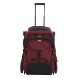 INDIGO Коляска TRIP (2кол.(14см)2кол.(19см), съемн.бамп.)(упак.1 шт.) (бордовый)