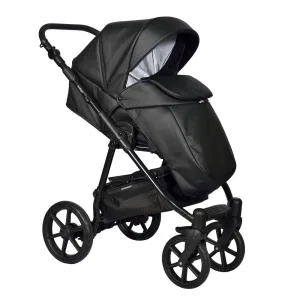 INDIGO Коляска BROCO Eco 2в1 (Be 03 (черная кожа) INDIGO Коляска BROCO Eco 2в1 (Be 03 (черная кожа)