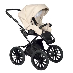 INDIGO Коляска BROCO Eco Plus 14 (Be 02 (бежевая кожа) INDIGO Коляска BROCO Eco Plus 14 (Be 02 (бежевая кожа)