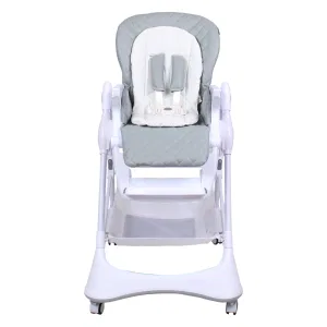 Стул для кормления ELEGANT, ЭкоКожа, Е101, от 5 мес до 3 лет. (Indigo) (серый) Стул для кормления ELEGANT, ЭкоКожа, Е101, от 5 мес до 3 лет. (Indigo) (серый)