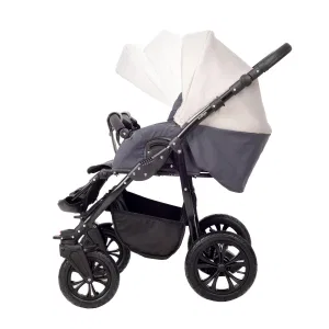 Коляска для двойни CHARLOTTE Sity DUO (Indigo) (Cs 01 (т.серый+св.бежевый)) Коляска для двойни CHARLOTTE Sity DUO (Indigo) (Cs 01 (т.серый+св.бежевый))