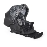 Коляска 2в1 Indigo CHARLOTTE 18 - Ch 38 (черный+черный узор)