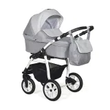 Коляска 3в1 Indigo CHARLOTTE 18 F - Ch 34 (серый+св.серый)