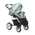 Коляска 3в1 Indigo CHARLOTTE 18 F - Ch 35 (серый+мятный) Коляска 3в1 Indigo CHARLOTTE 18 F - Ch 35 (серый+мятный)